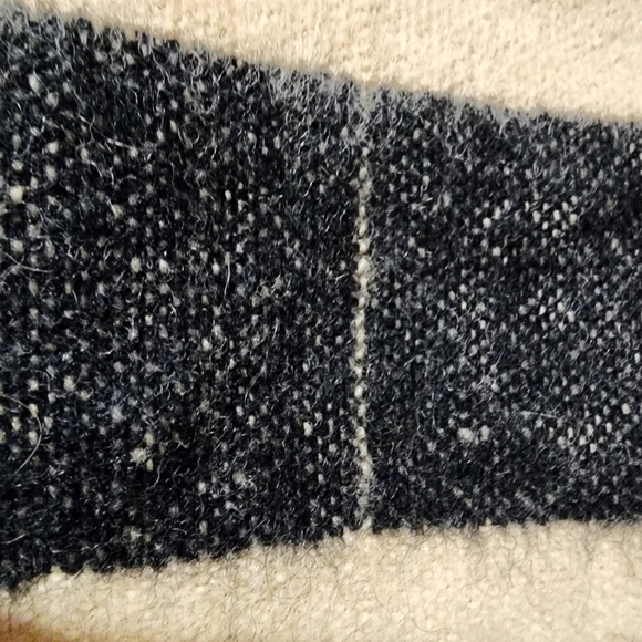 Antique Whitney England Early's Settler Hudson's Bay Stripe 100% Wool Blanket - Picture 8 of 16